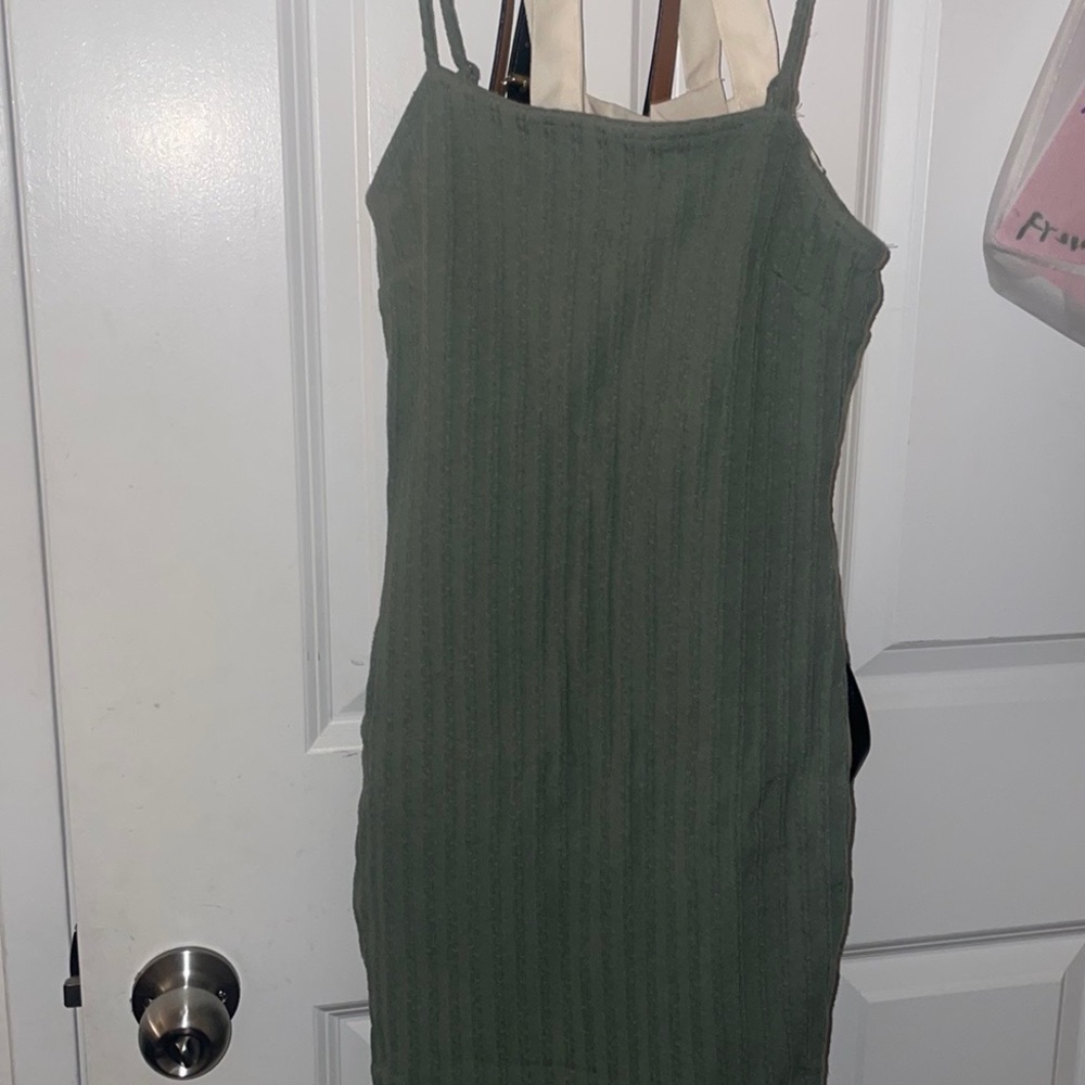 Olive green Dress